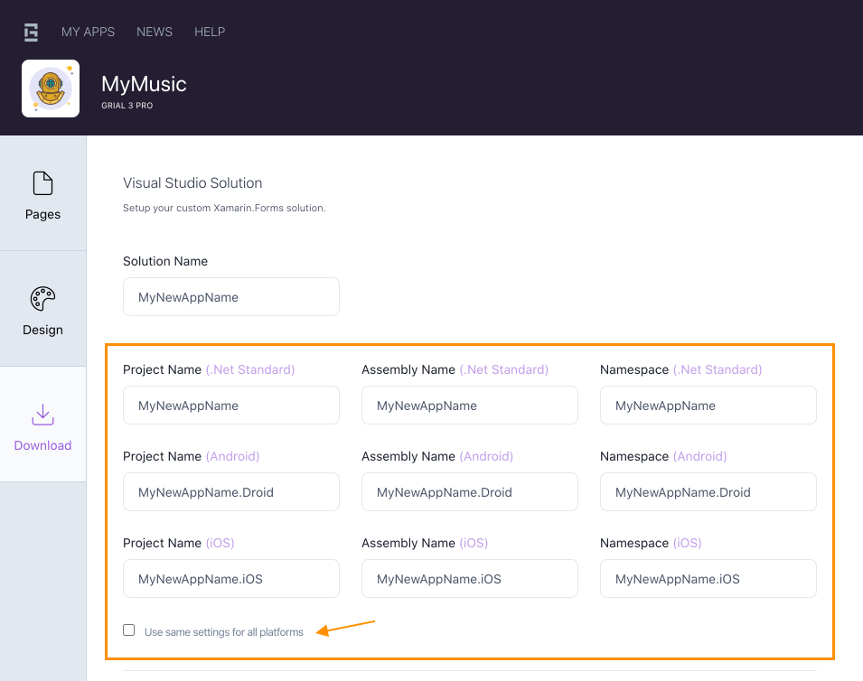 Visual Studio Solution Information