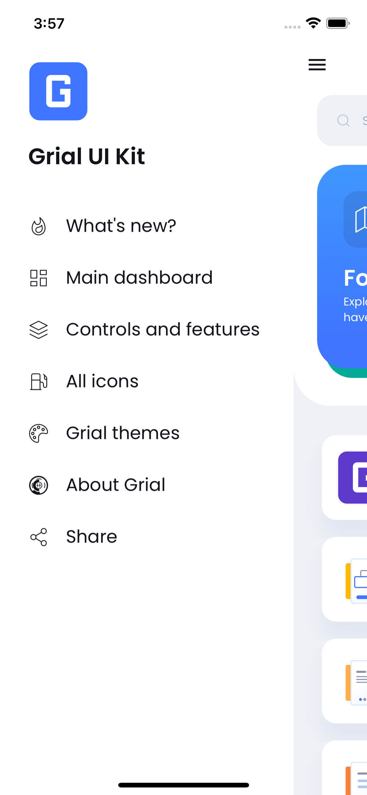 Grial Icons Page
